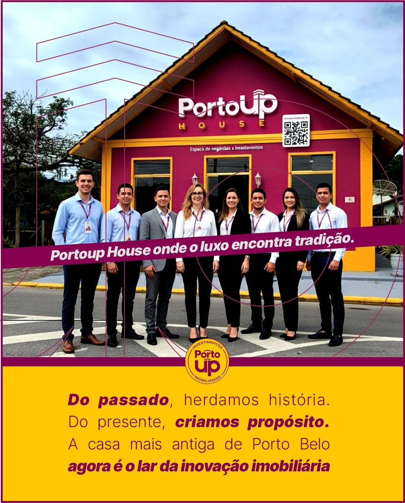 A casa mais antiga de Porto Belo agora é o lar da inovação imobiliária.